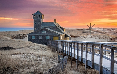 Spring Sunrise on Race Point Beach by David Long