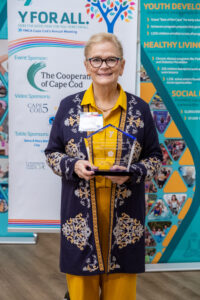 Lisa Oliver with YMCA Cape Cod's 2024
Community Partner Award