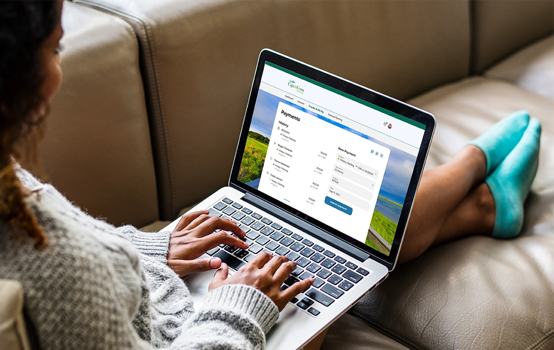 A woman on the Cape and Coast website