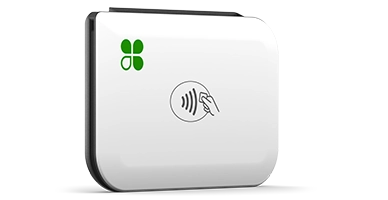 A small tap to pay clover machine