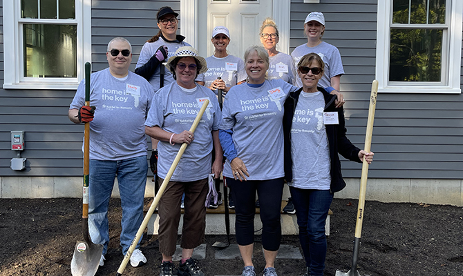 Cape and Coast employees volunteering