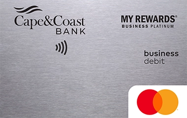 MyRewards Business Platinum debit card