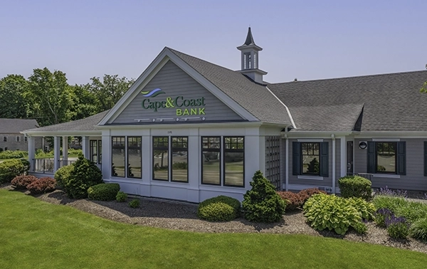 A view from the outside of a Cape and Coast building