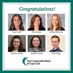 Congratulations to Sarah Swift, Jill Levesque, Andrea Merianos, Kristina Cormier, Jennifer Driscoll, and Brian Hegg